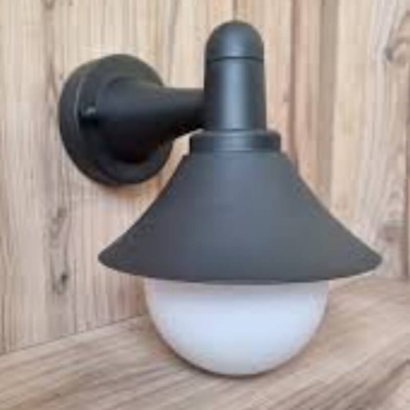 FAROL DE PARED NEGRO OPAL