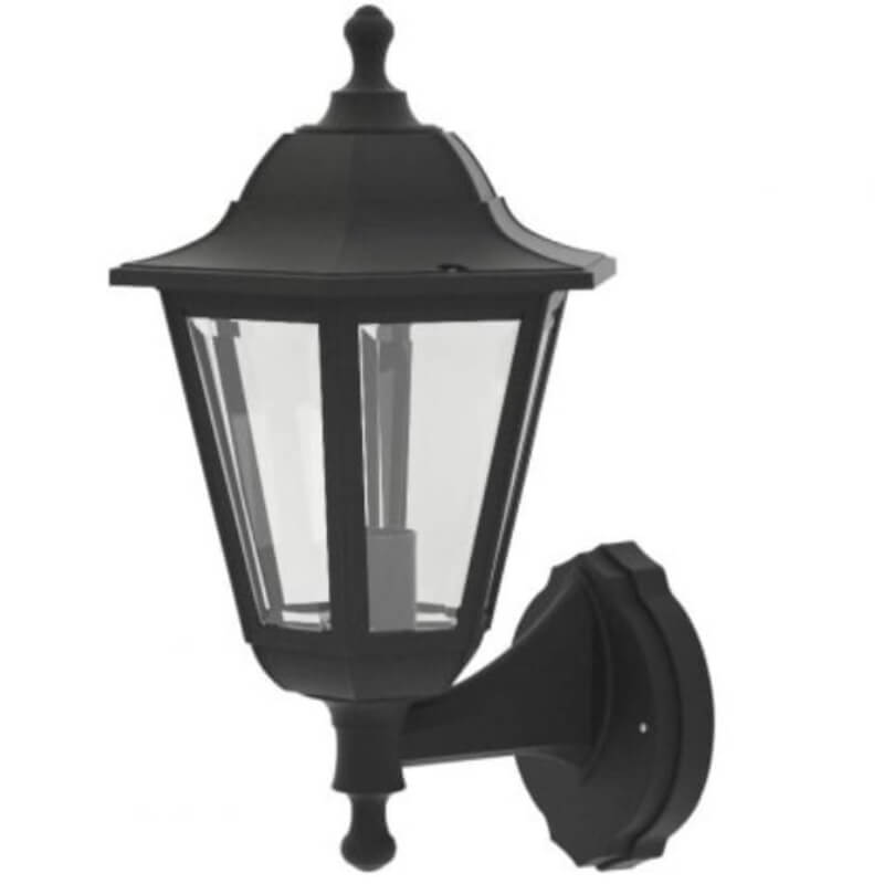 FAROL DE PARED CLASICO NEGRO