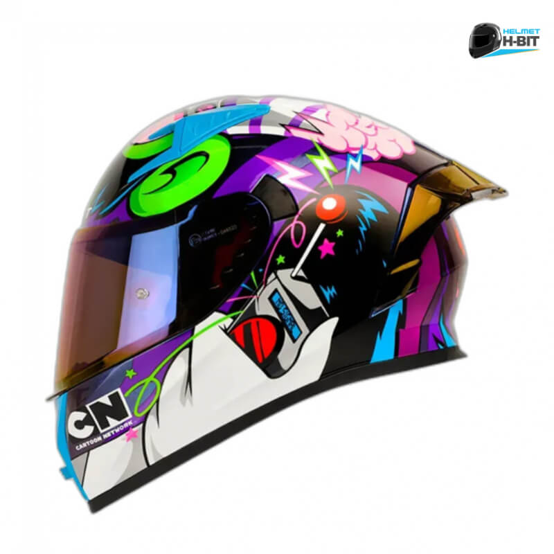 Casco Integral SHAFT SH-526 SP JOJO - Edición Especial Chicas Superpoderosas - Seguridad y Estilo Único