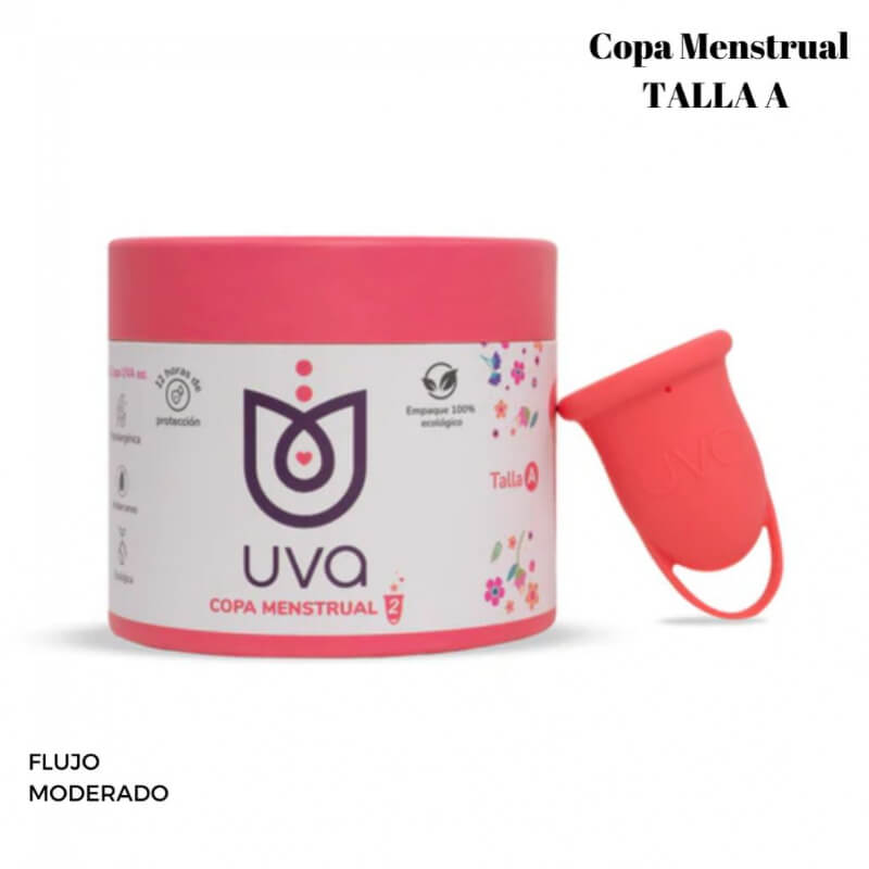 Copa Menstrual UVA 2 Talla A FLUJO MODERADO