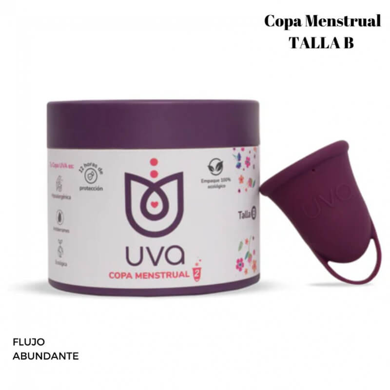 Copa Menstrual UVA 2 Talla B Morado