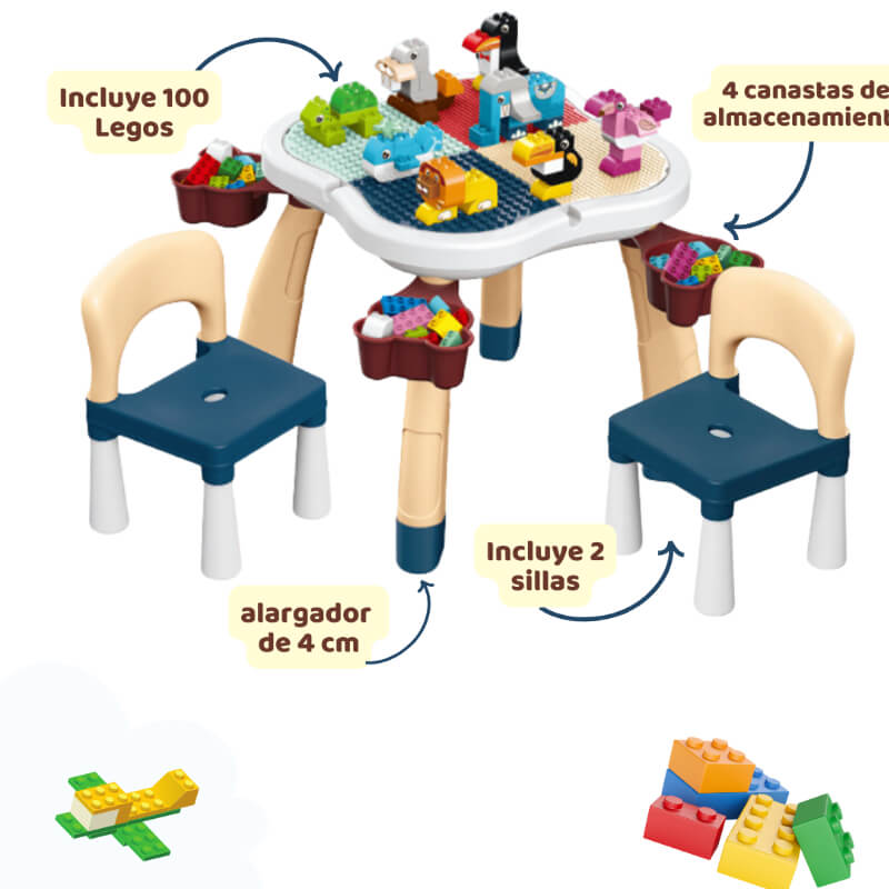 MESA DE ACTIVIDADES CON BLOQUES