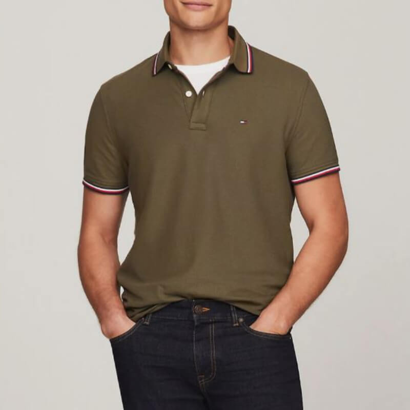 Polo Tommy Wicking de corte regular