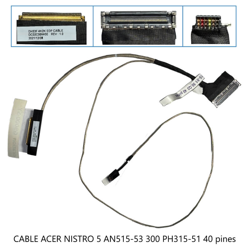 CABLE FLEX ACER Nitro 5 AN515-53 300 PH315-51 50.Q3HN2.003 DC0200IW00