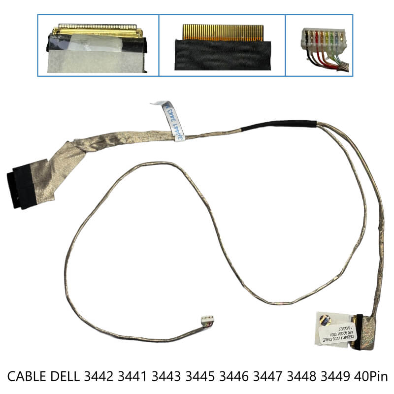 CABLE FLEX DELL 3442 3441 3443 3445 3446 3447 3448 3449 Motherboard Interface 40Pin,LCD Screen Interface 40Pin,ORG