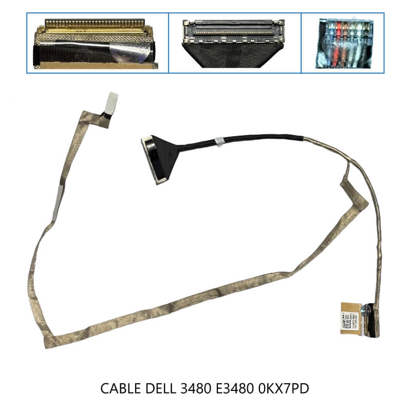 CABLE FLEX DELL 3480 E3480 0KX7PD 450.09Z01.0012 ,ORG
