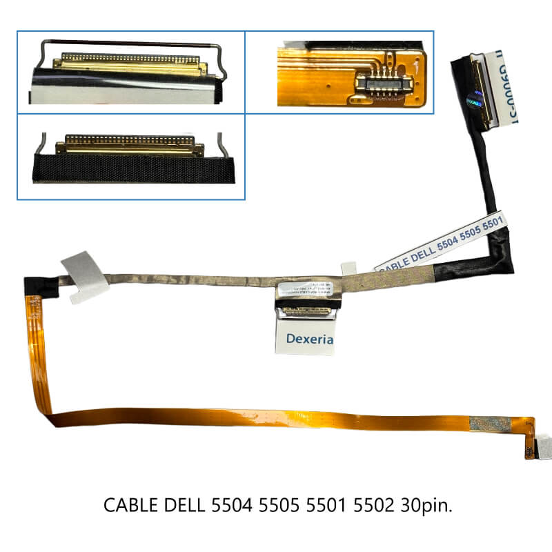 CABLE FLEX DELL 5504 5505 5501 5502 without touch 30pin.