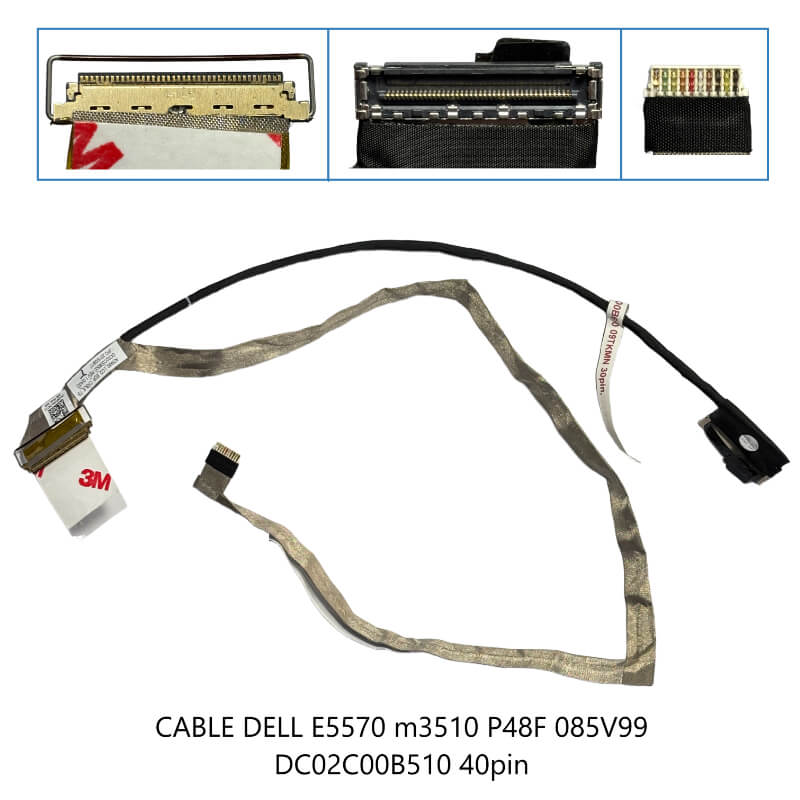 CABLE FLEX DELL E5570 m3510 P48F 085V99 DC02C00B510 40pin WITH TOUCH,ORG