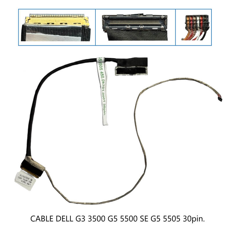 CABLE FLEX DELL G3 3500 G5 5500 SE G5 5505 450.0k701.0001 30pin.