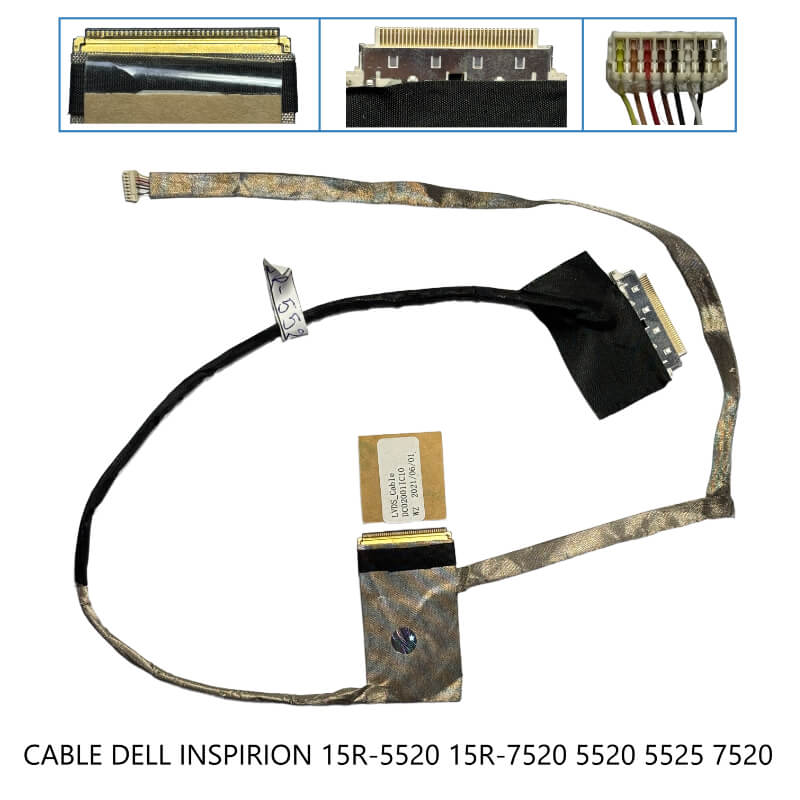 CABLE FLEX DELL Inspiron 15R-5520 15R-7520 5520 5525 7520 For FHD Screen