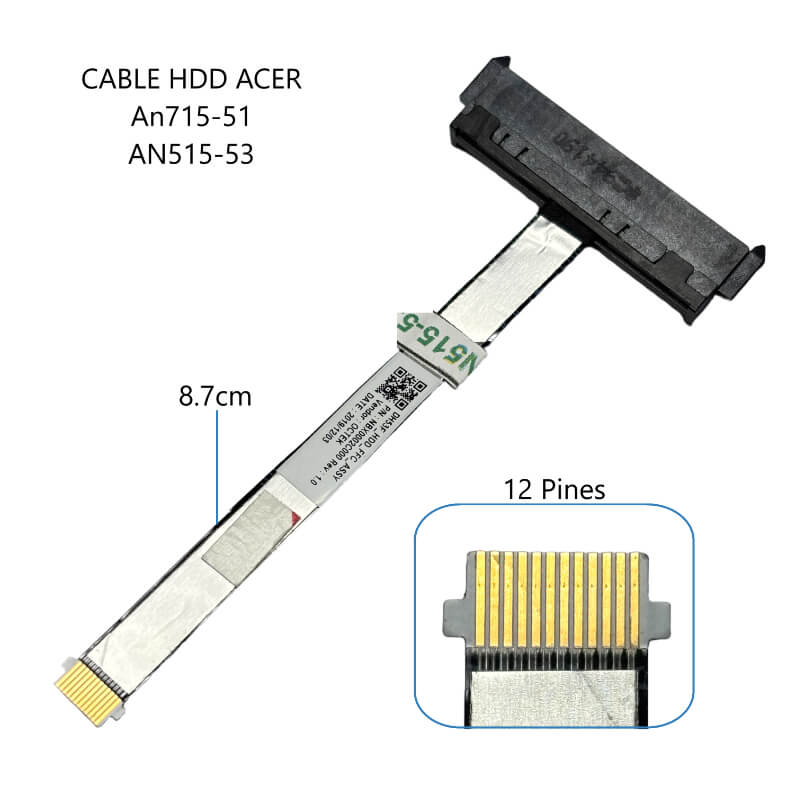CABLE DE DISCO DURO HDD ACER An715-51 AN515-53