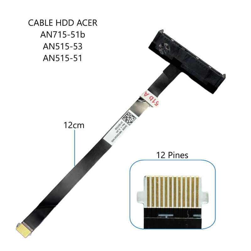 CABLE DE DISCO DURO HDD ACER AN715-51b AN515-53 AN515-51