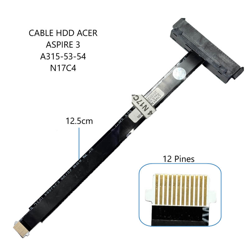 CABLE DE DISCO DURO HDD ACER Aspire 3 A315-53-54 N17C4