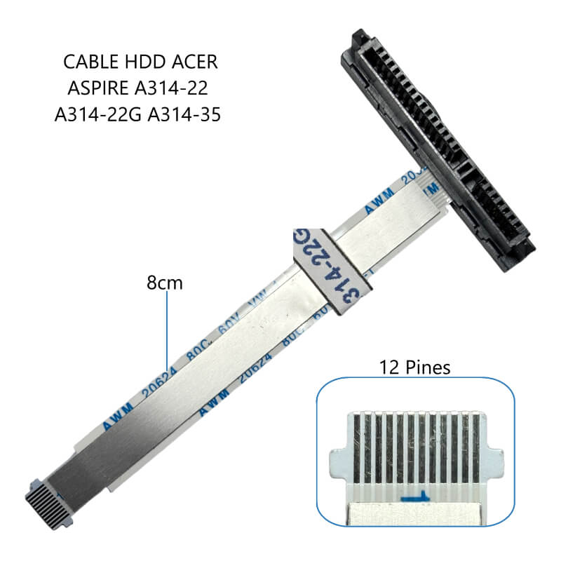 CABLE DE DISCO DURO HDD ACER Aspire A314-22 A314-22G A314-35