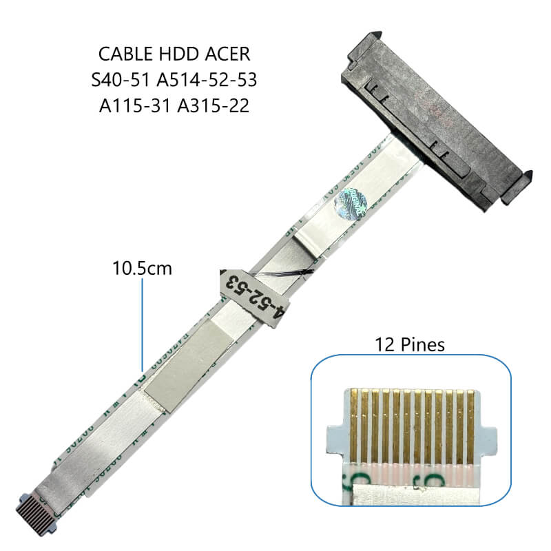 CABLE DE DISCO DURO HDD ACER S40-51 A514-52-53 A115-31 A315-22