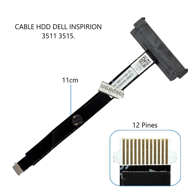 CABLE DE DISCO DURO HDD DELL Inspiron 3511 3515.