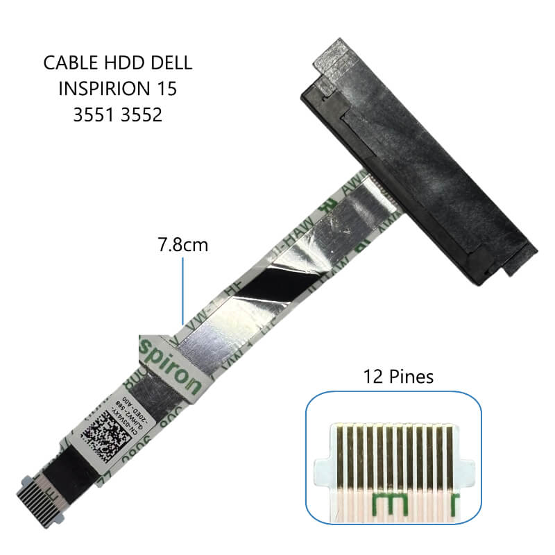 CABLE DE DISCO DURO HDD DELL Inspiron 15 3551 3552
