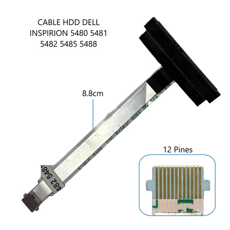 CABLE DE DISCO DURO HDD DELL Inspiron 5480 5481 5482 5485 5488