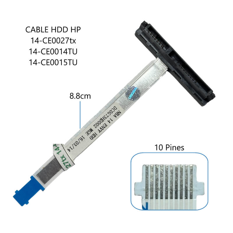CABLE DE DISCO DURO HDD HP 14-CE0027tx 14-CE0014TU 14-CE0015TU