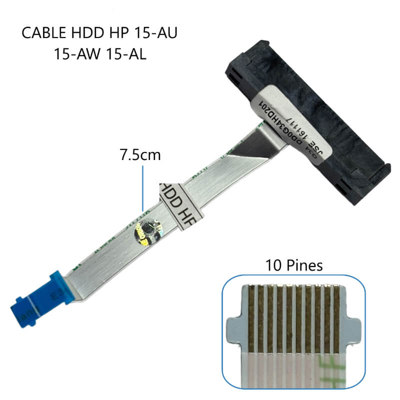 CABLE DE DISCO DURO HDD HP 15-AU 15-AW 15-AL