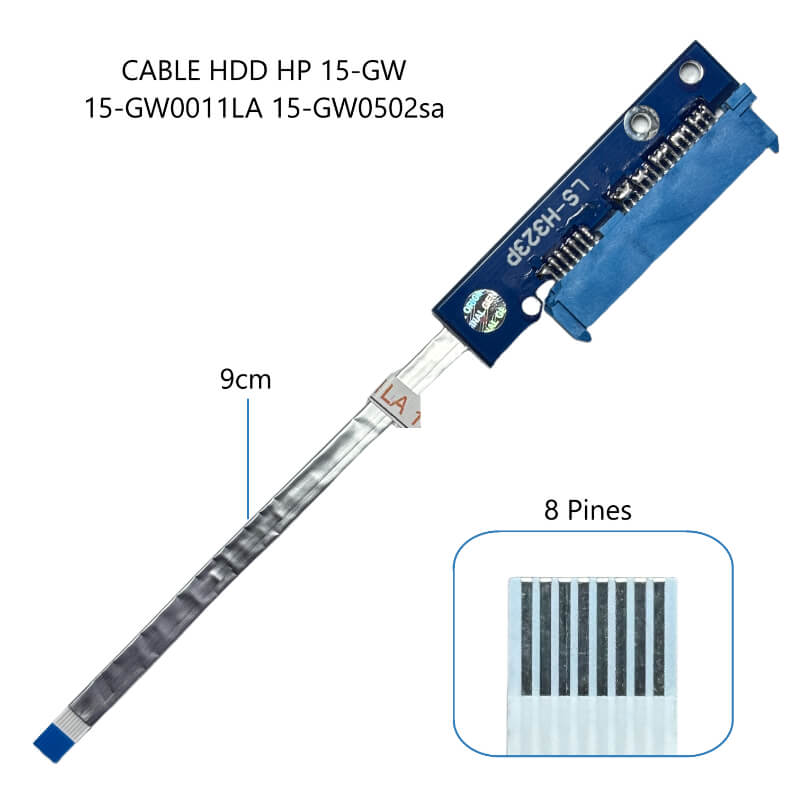 CABLE DE DISCO DURO HDD HP 15-GW 15-GW0011LA 15-GW0502sa