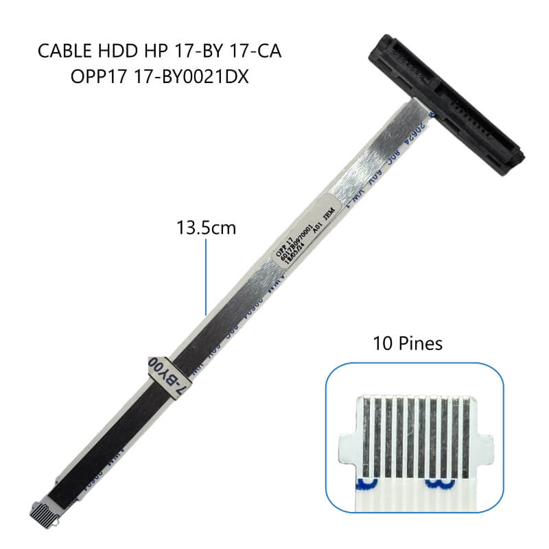 CABLE DE DISCO DURO HDD HP 17-BY 17-CA OPP17 17-BY0021DX