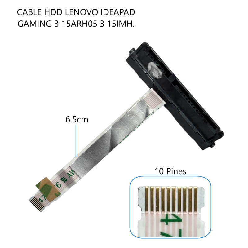 CABLE DE DISCO DURO HDD LENOVO IdeaPad Gaming 3 15ARH05 3 15IMH.