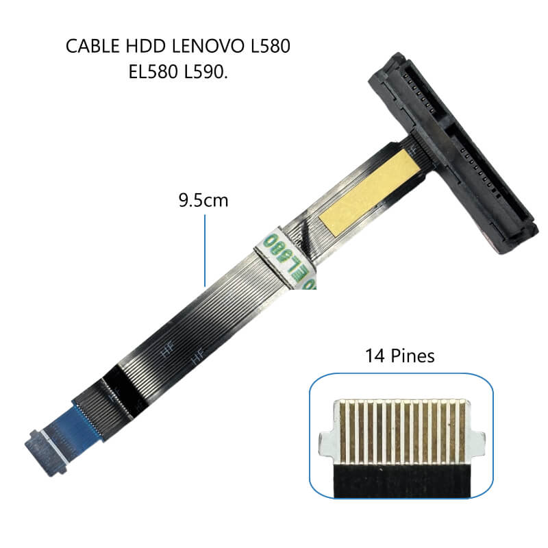 CABLE DE DISCO DURO HDD LENOVO L580 EL580 L590.
