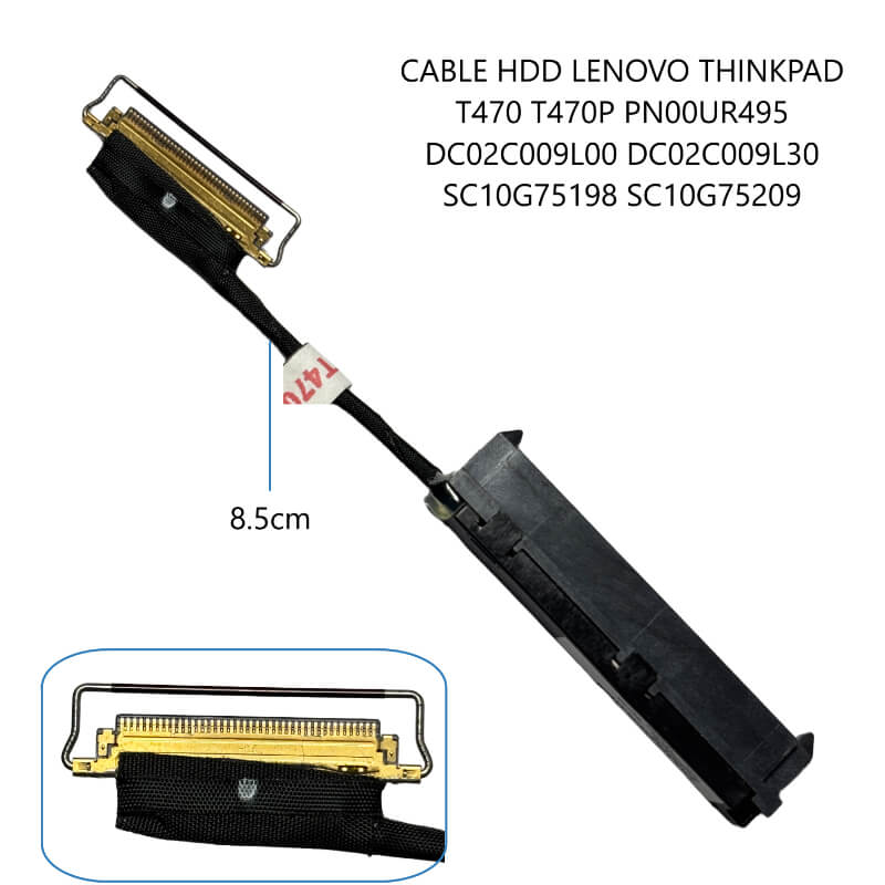 CABLE DE DISCO DURO HDD LENOVO Thinkpad T470 T470P PN:00UR495 DC02C009L00 DC02C009L30 SC10G75198 SC10G75209
