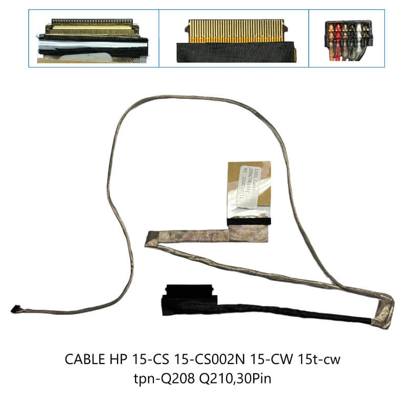 CABLE FLEX HP 15-CS 15-CS002N 15-CW 15t-cw tpn-Q208 Q210,30Pin