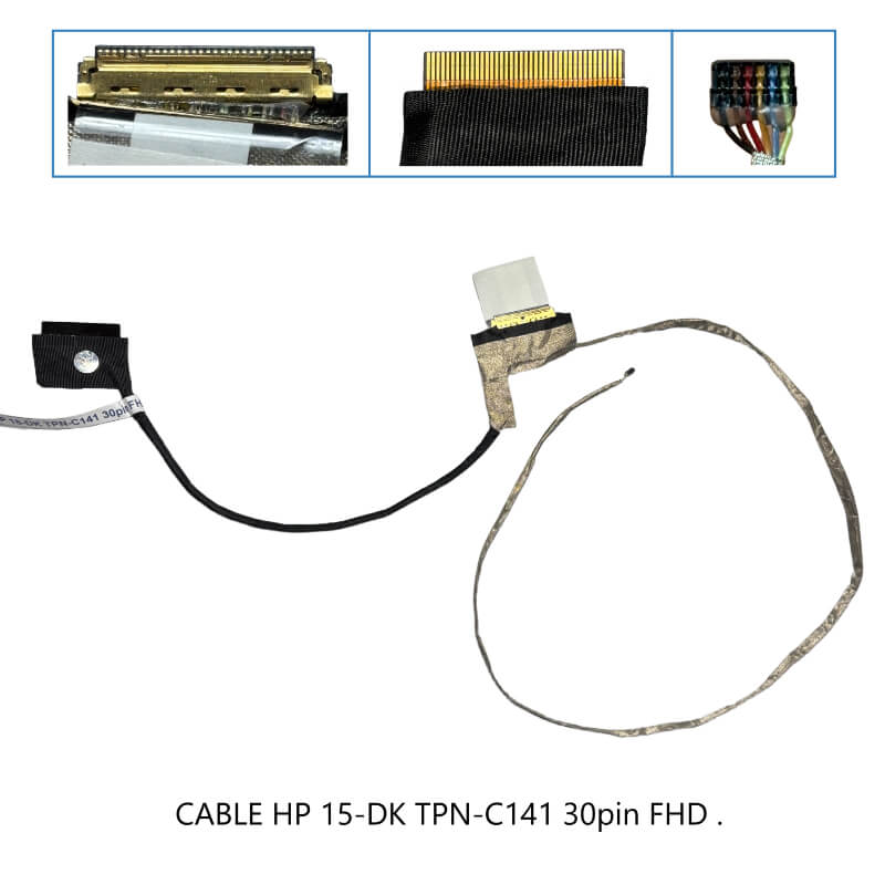 CABLE FLEX HP 15-DK TPN-C141 30pin FHD .