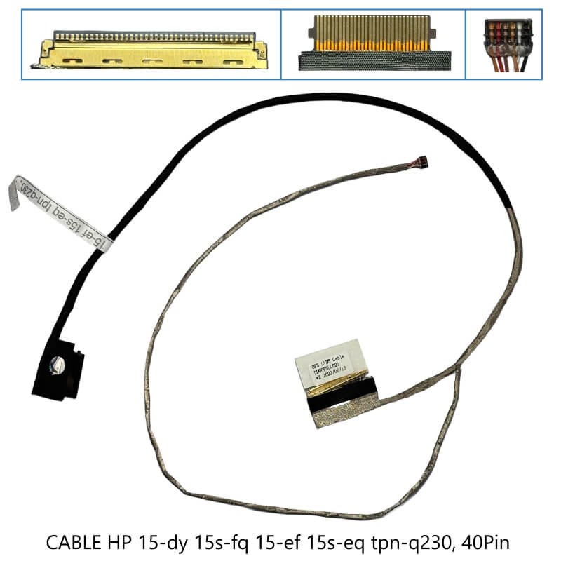 CABLE FLEX HP 15-dy 15s-fq 15-ef 15s-eq tpn-q230, 40Pin