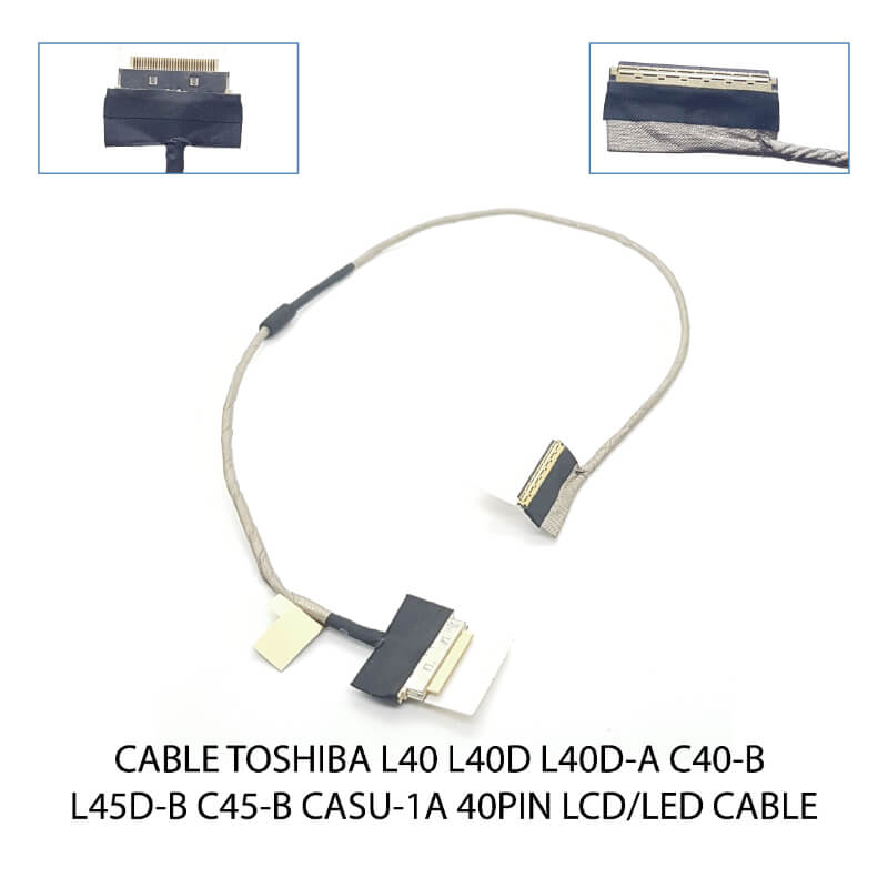 CABLE FLEX TOSHIBA L40 L40d L40d-A C40-B L45d-B C45-B Casu-1A 40Pin Lcd/Led Cable