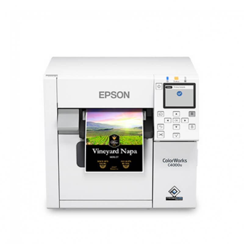 IMPRESORA EPSON COLORWORKS C4000 INYECCION DE TINTAS A COLOR 4 PULG CORTADOR AUT