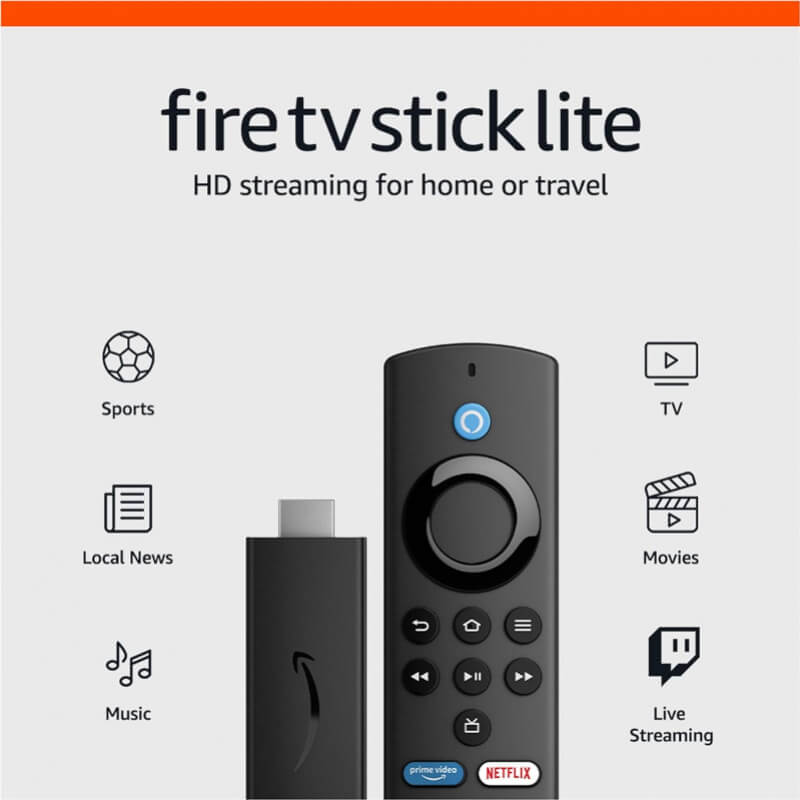 FIRE TV STICK LITE STREAMING AMAZON B091G4YP57/108