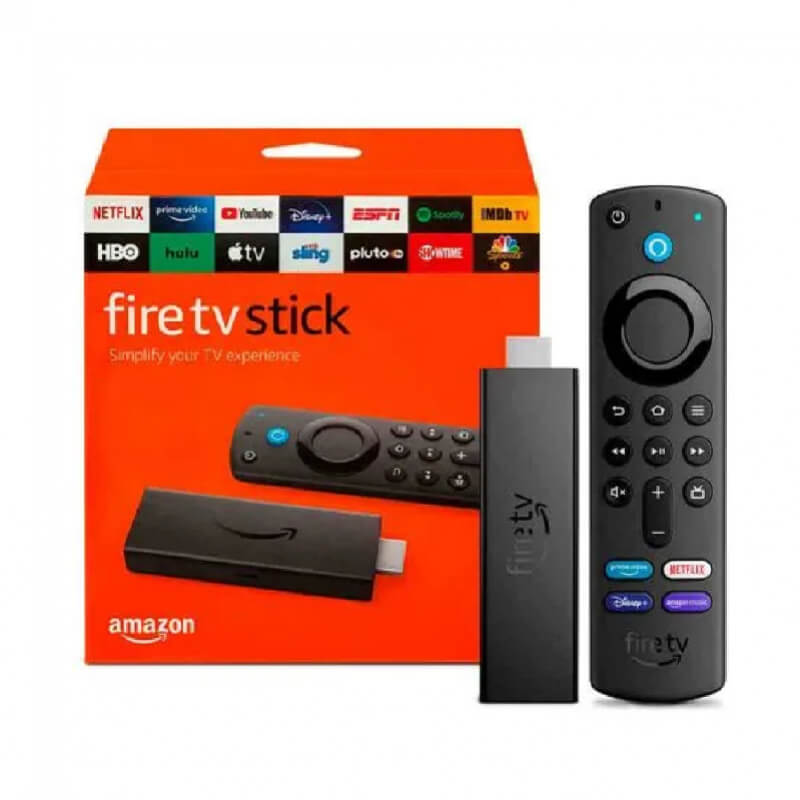 FIRE TV STICK STREAMING AMAZON B08C1W5N87/1080P/QC1.7GHZ/8GB/WIFI AC/CON ALEXA VOICE REMOTE