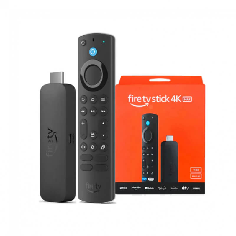 FIRE TV STICK 4K MAX STREAMING WIFI 6E ALEXA CPU 2.0GHZ 16GB UHD 2160P AMBIENT EXPER.