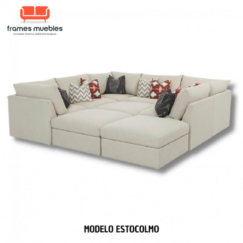 Sillón Seccional Modular Estocolmo – Diseño Moderno, Versatilidad y Confort en una Sola Pieza | Frames Muebles