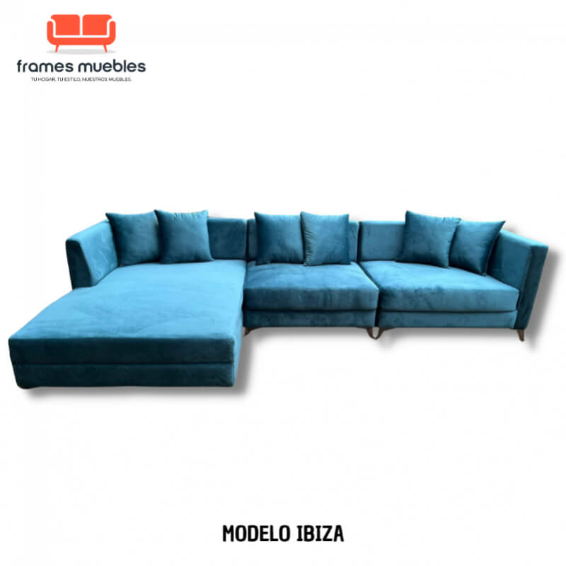 Sillón Seccional Modular Ibiza – Estilo, Confort y Personalización para tu Sala | Frames Muebles