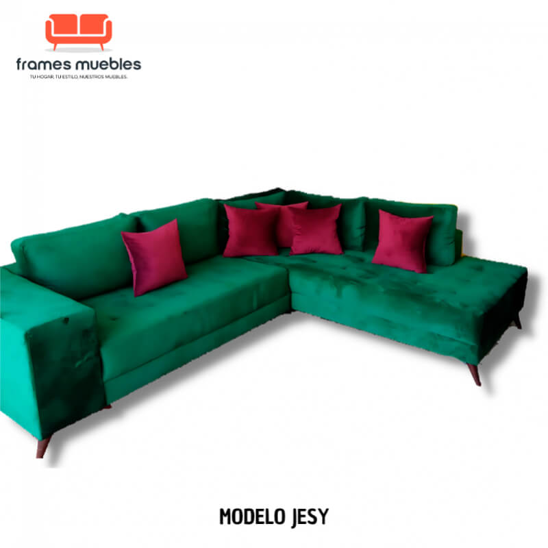 Sillón Seccional Jesy en Forma de L – Elegancia y Confort Hechos a Tu Medida | Frames Muebles