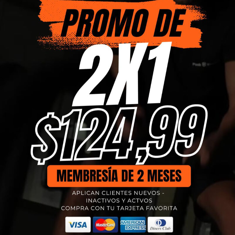 PROMO 2X1 - 1 MES