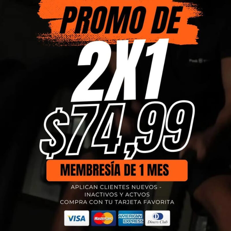 PROMO 2X1 - 1 MES