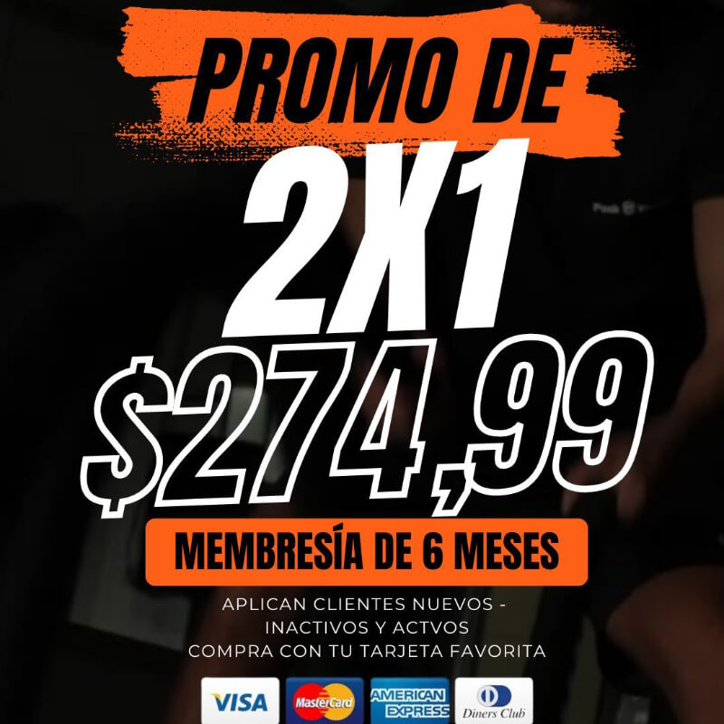 PROMO 2X1 - 6 MESES