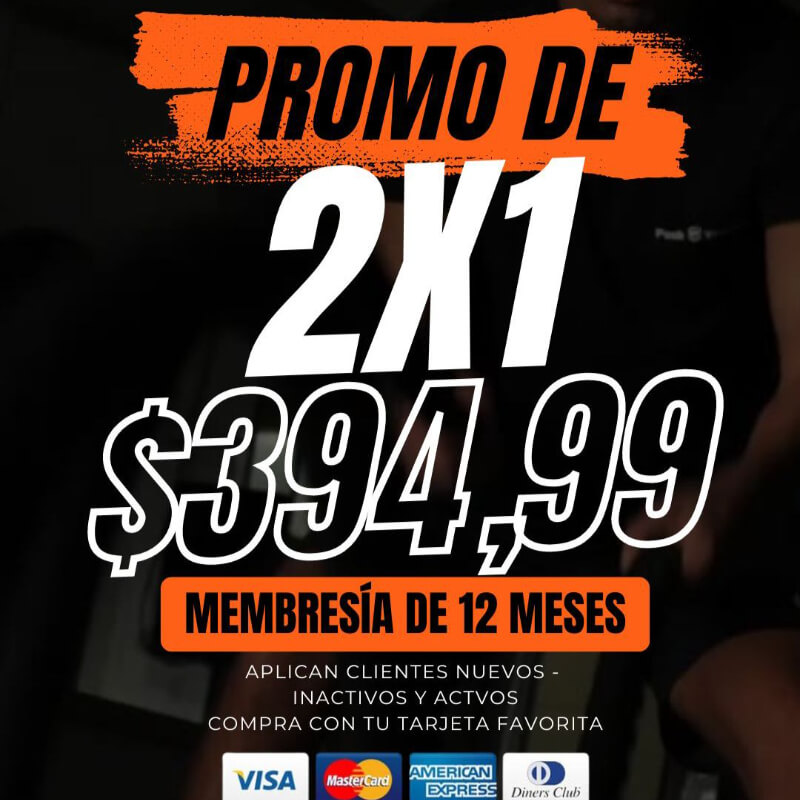 PROMO 2X1 - 12 MESES