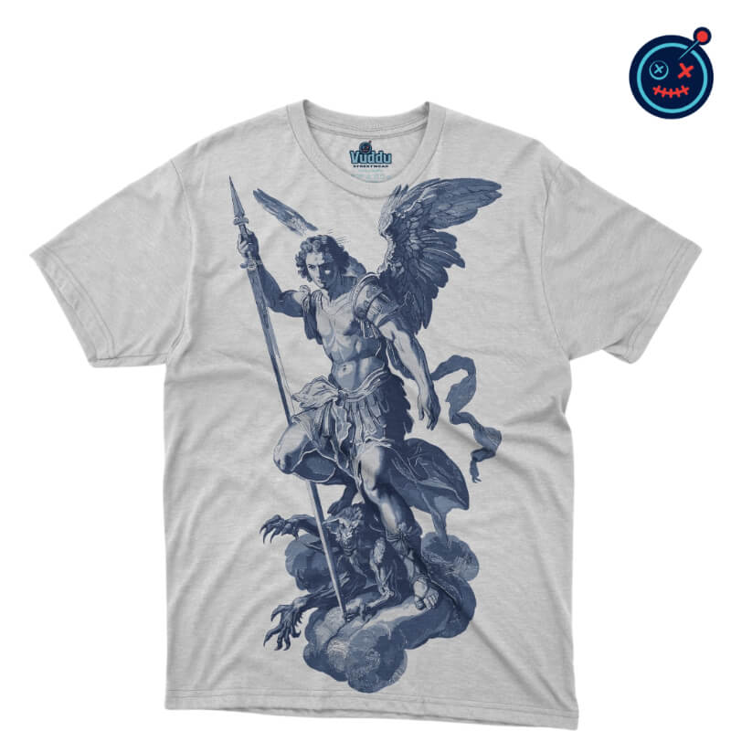 Playera 'Arcángel San Gabriel' – Poder y Estilo en Cianotipia | Vuddu StreetWear