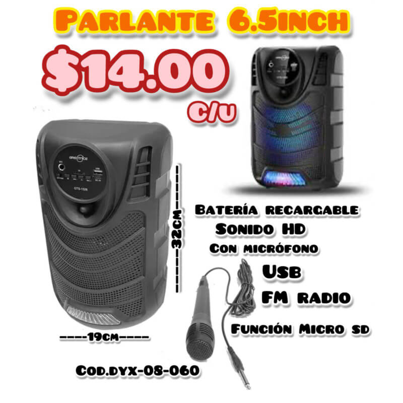 Parlante 6.5inch DYX-08-060