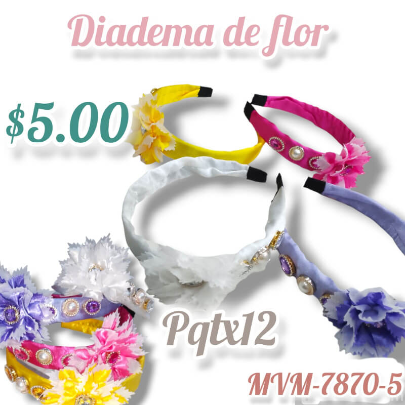 Diadema de flor MVM-7870/5