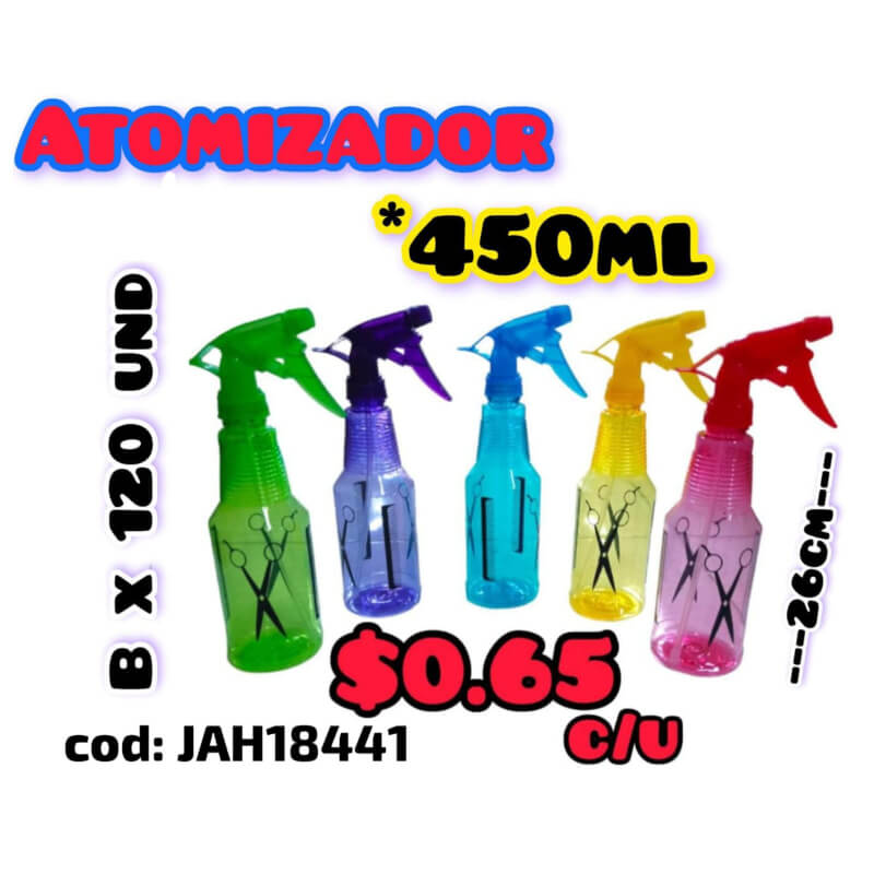 Atomizador de peluquero JAH18441 BX120und