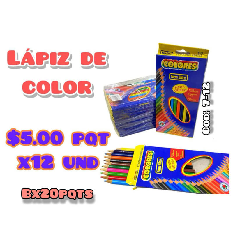 Lápiz de color 7-12