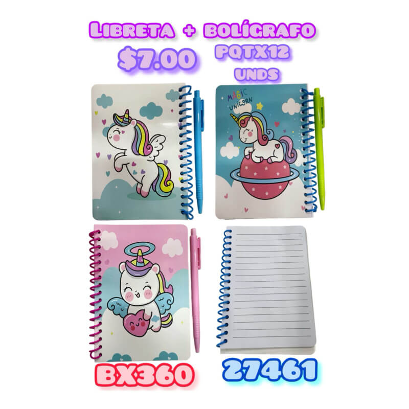 Libreta + bolígrafo -27461